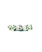 Bracelet Calanque d'En Vau Léonie Vert turquoise, noir, argent