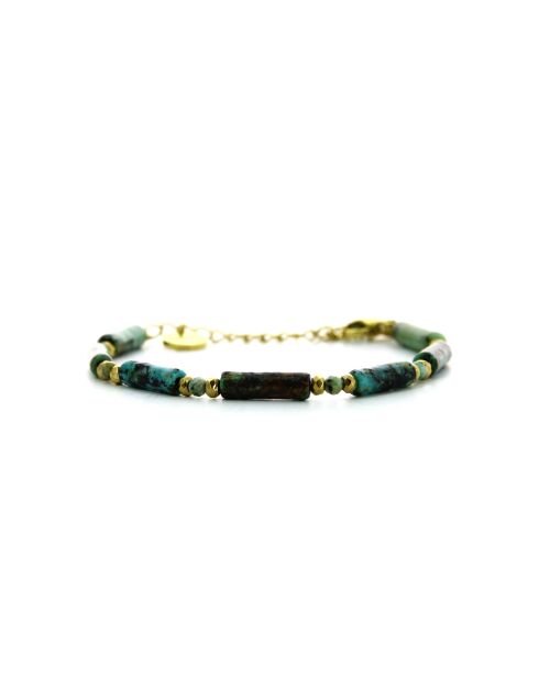 Bracelet Madison  turquoise, doré