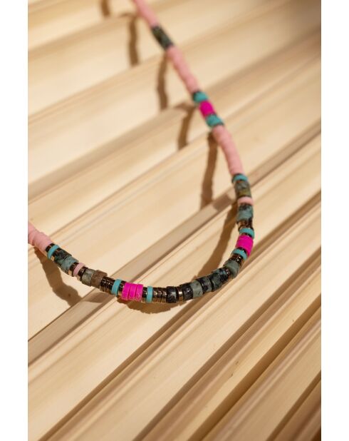 Bracelet Ibiza Beach  blanc, mauve