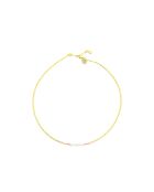 Collier May blanc, rose, doré