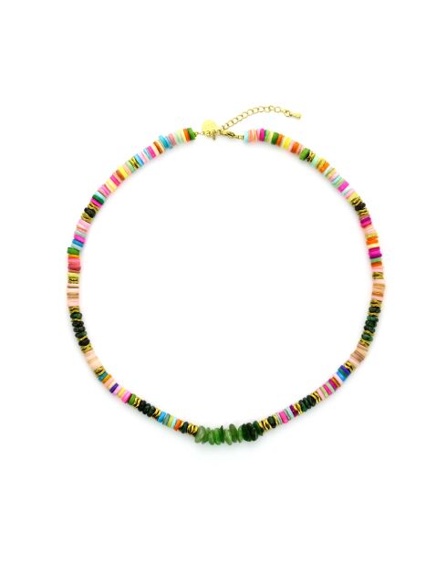 Collier Alison  multicolore, doré
