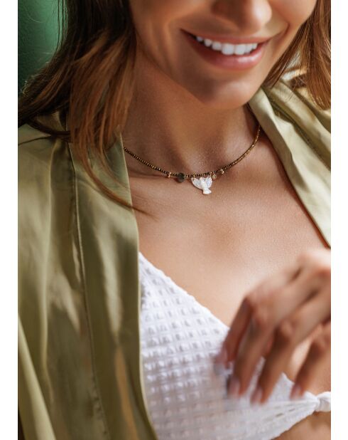 Collier Birdy  multicolore