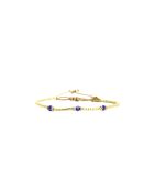 Bracelet Bonifacio Sunset Nina bleu royal, rose fluo, saumon, caramel, doré
