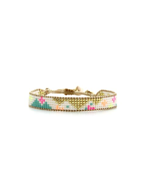 Bracelet Salvador De Bahia Chloé(SS23) rose fluo, corail rosé fluo, vert fluo, doré