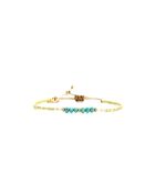 Bracelet Bora Bora Elena Turquoise, blanc, doré