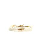 Bracelet White Coconut Victoire caramel, vanille, nacre, doré