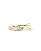 Bracelet Grey Sand Victoire Camaïeu de gris, blanc, doré
