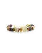Bracelet Alison  saumon, multicolore, doré