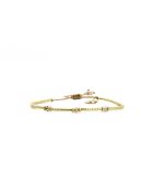 Bracelet White Coconut Nina caramel, vanille, nacre, doré