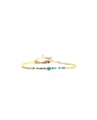 Bracelet Turquoise Paradise Julia turquoise, vert émeraude, mauve, nacre, doré