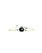 Bracelet Calanque d'En Vau Alix Vert turquoise, noir, argent