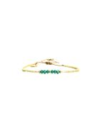 Bracelet Turquoise Paradise Elena turquoise, vert émeraude, mauve, nacre, doré