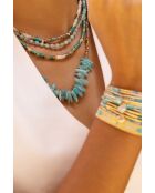 Bracelet Mila  turquoise, doré