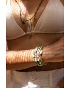 Bracelet Mila  turquoise, doré