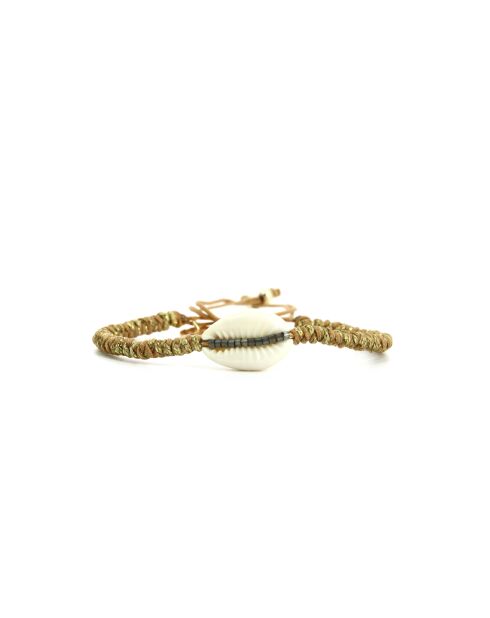 Bracelet Grey Sand Léa Camaïeu de gris, blanc, doré