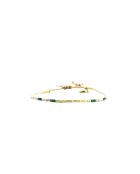 Bracelet Sweet Cactus Alice vert émeraude, rose pastel, vert d'eau, nacre, doré