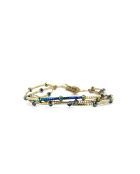 Bracelet Majorelle Léonie bleu, champagne, doré