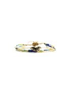 Bracelet Blue Curaçao Saly bleu, turquoise, doré