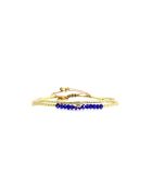 Bracelet Bonifacio Sunset Ella bleu royal, rose fluo, saumon, caramel, doré