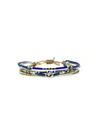 Bracelet Majorelle Joy bleu, champagne, doré