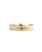 Bracelet Plum Bubble Lou prune, rose poudré, nacre, doré