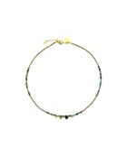 Collier Gabrielle  turquoise, doré
