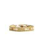 Bracelet White Coconut Ines caramel, vanille, nacre, doré