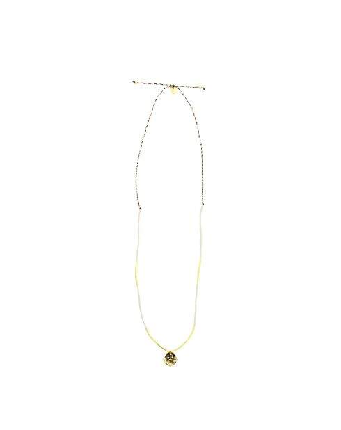 Sautoir Sunny  blanc, doré