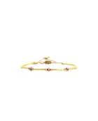 Bracelet Plum Bubble Nina prune, rose poudré, nacre, doré