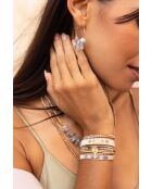 Bracelet Grey Sand Alya Camaïeu de gris, blanc, doré