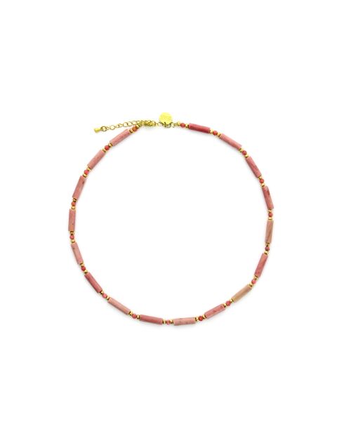 Collier Madison  rose, doré