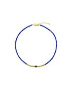 Collier Rim  bleu, doré