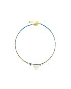 Collier Birdy  bleu