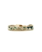 Bracelet Vert de Jade Chloé camaïeu de vert, champagne, doré