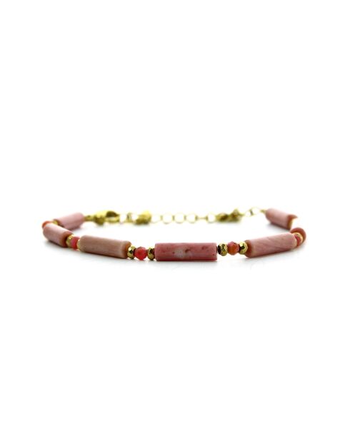 Bracelet Madison  rose, doré