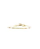 Bracelet White Coconut Alice caramel, vanille, nacre, doré