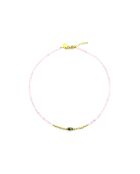 Collier Rim  rose, doré