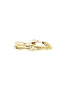 Bracelet White Coconut Swen caramel, vanille, nacre, doré