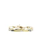 Bracelet Grey Sand Agathe Camaïeu de gris, blanc, doré