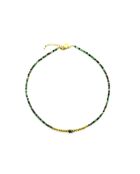 Collier Rim  vert, doré