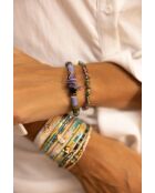 Collier Alison  bleu ciel, doré