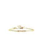 Bracelet White Coconut Elena caramel, vanille, nacre, doré