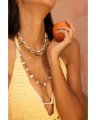 Collier Madison  gris, doré
