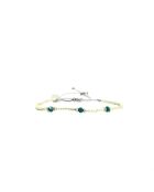 Bracelet Calanque d'En Vau Nina Vert turquoise, noir, argent