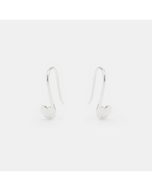 Bony zilveren oorbellen