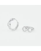 Boucles d'Oreilles Argent Loicia