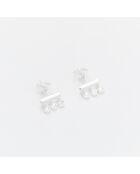 Boucles d'Oreilles Argent Eolia Oxyde de Zirconium