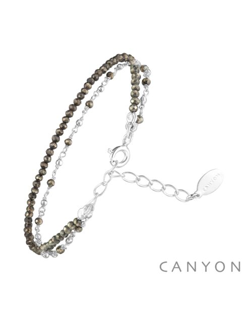 Bracelet Argent Marco Pyrite