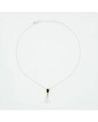 Collier en Argent et Laiton noir