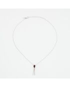 Collier en Argent et Laiton violet